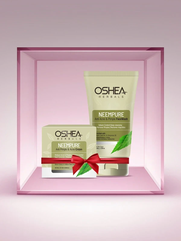 Neempure Anti Acne & Pimple Face Wash +Neempure Anti Acne & Pimple Cream Combo