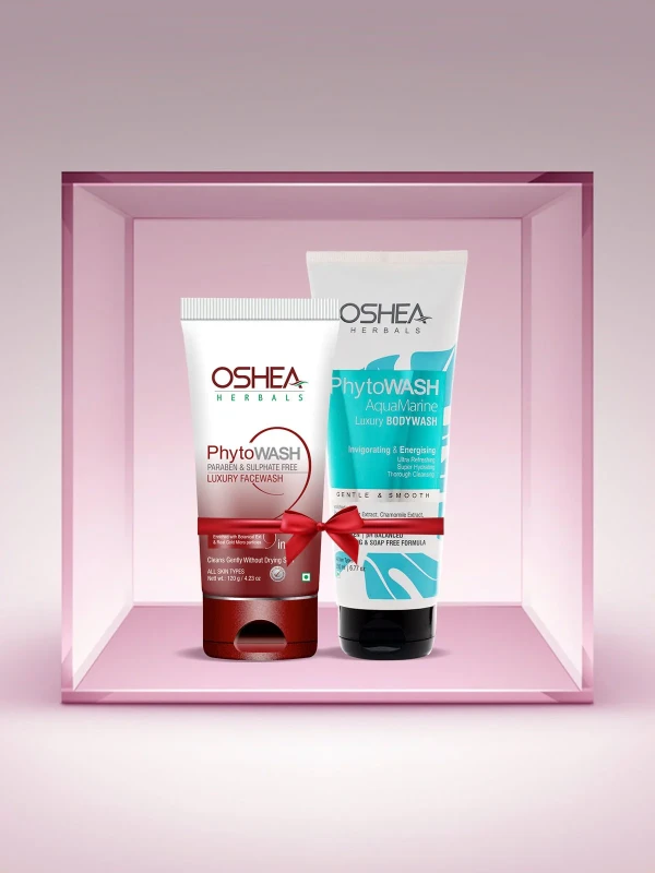 Phytowash Luxury Facewash + Phytowash Aqua Marine Luxury Bodywash