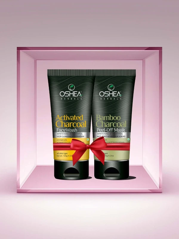 Activated Charcoal Face Wash +Bamboo Charcoal Peel Off Mask Combo